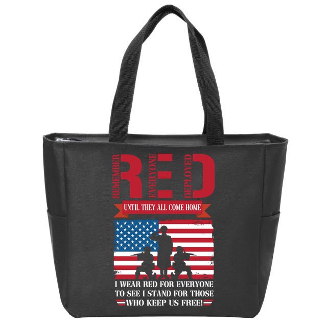 Memorial Day Zip Tote Bag