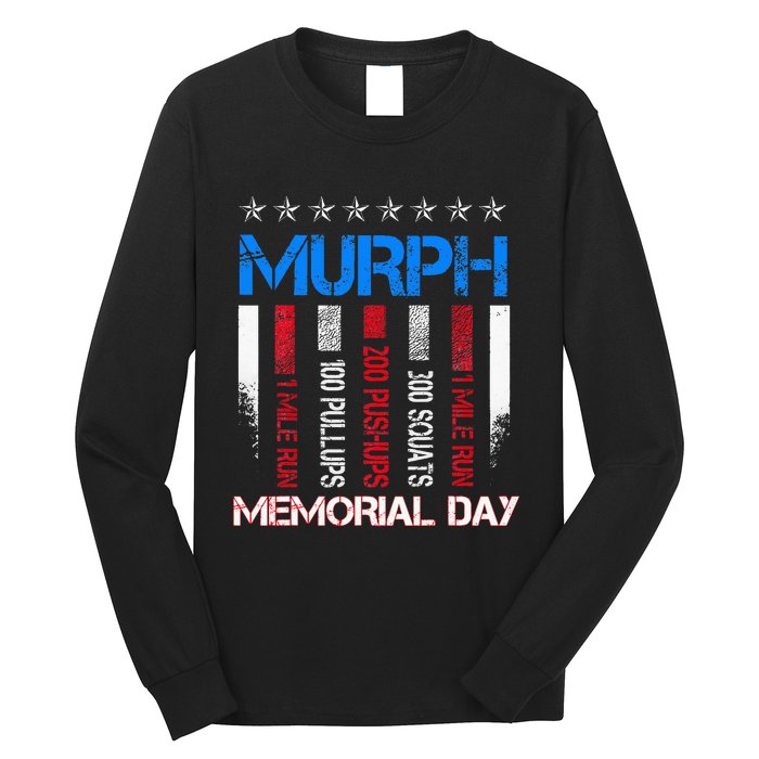 Memorial Day Murph Workout Long Sleeve Shirt