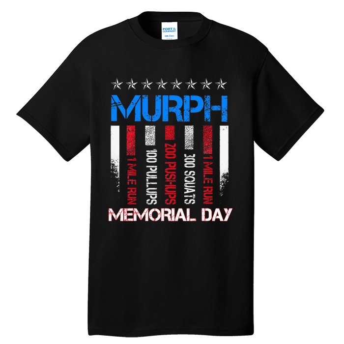 Memorial Day Murph Workout Tall T-Shirt