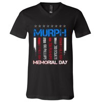 Memorial Day Murph Workout V-Neck T-Shirt