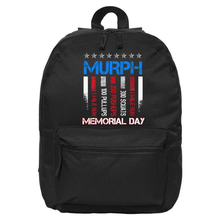 Memorial Day Murph Workout 16 in Basic Backpack