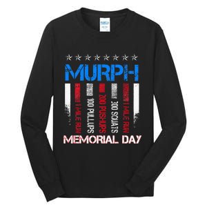 Memorial Day Murph Workout Tall Long Sleeve T-Shirt