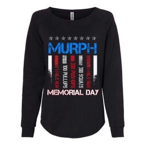 Memorial Day Murph Workout Womens California Wash Sweatshirt