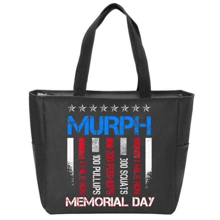 Memorial Day Murph Workout Zip Tote Bag