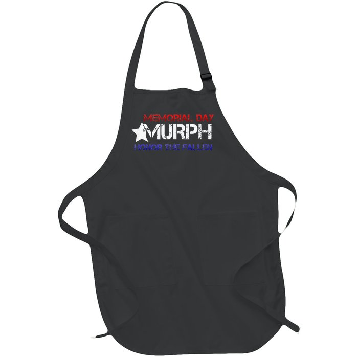 Memorial Day Murph 2024 Honor The Fallen Full-Length Apron With Pockets