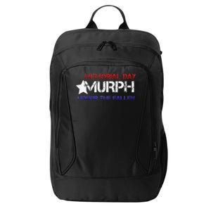 Memorial Day Murph 2024 Honor The Fallen City Backpack