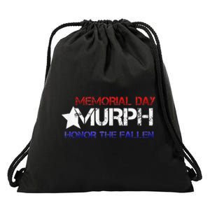 Memorial Day Murph 2024 Honor The Fallen Drawstring Bag