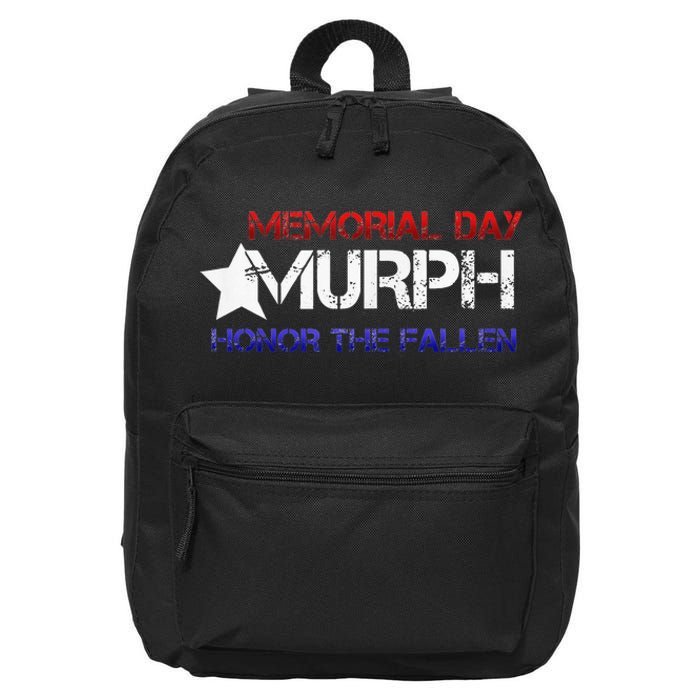 Memorial Day Murph 2024 Honor The Fallen 16 in Basic Backpack