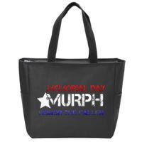 Memorial Day Murph 2024 Honor The Fallen Zip Tote Bag