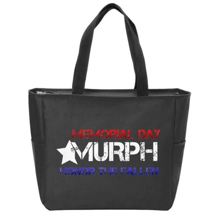 Memorial Day Murph 2024 Honor The Fallen Zip Tote Bag