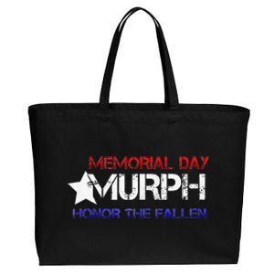 Memorial Day Murph 2024 Honor The Fallen Cotton Canvas Jumbo Tote