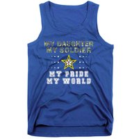 My Daughter My Soldier Hero Proud Army Mom Dad Gift Tank Top