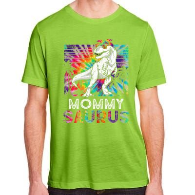 Mommysaurus Dinosaur Mommy Saurus Family Matching Tie Dye Cool Gift Adult ChromaSoft Performance T-Shirt