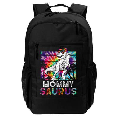 Mommysaurus Dinosaur Mommy Saurus Family Matching Tie Dye Cool Gift Backpack