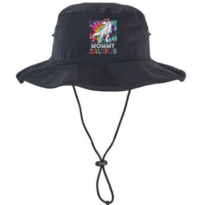 Mommysaurus Dinosaur Mommy Saurus Family Matching Tie Dye Cool Gift Bucket Hat