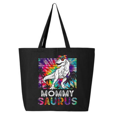 Mommysaurus Dinosaur Mommy Saurus Family Matching Tie Dye Cool Gift 25L Jumbo Tote