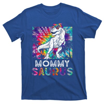 Mommysaurus Dinosaur Mommy Saurus Family Matching Tie Dye Cool Gift T-Shirt