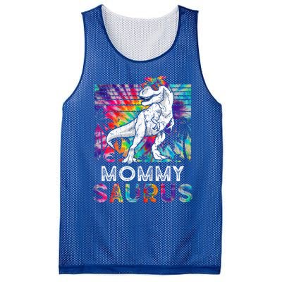 Mommysaurus Dinosaur Mommy Saurus Family Matching Tie Dye Cool Gift Mesh Reversible Basketball Jersey Tank