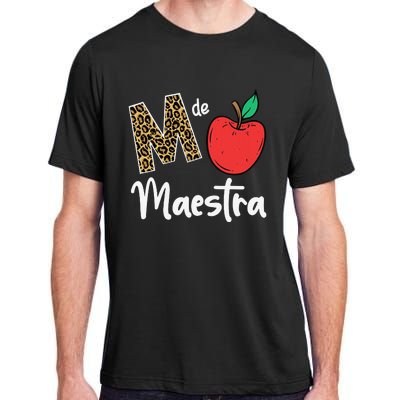 M De Maestra Bilingue Spanish Latina Teacher Adult ChromaSoft Performance T-Shirt