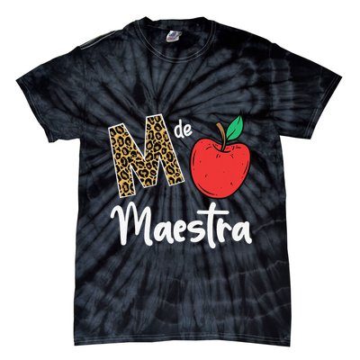 M De Maestra Bilingue Spanish Latina Teacher Tie-Dye T-Shirt