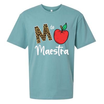 M De Maestra Bilingue Spanish Latina Teacher Sueded Cloud Jersey T-Shirt