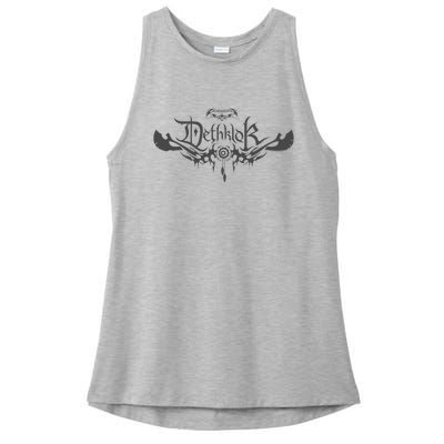 Metalocalypse Dethklok Ladies PosiCharge Tri-Blend Wicking Tank