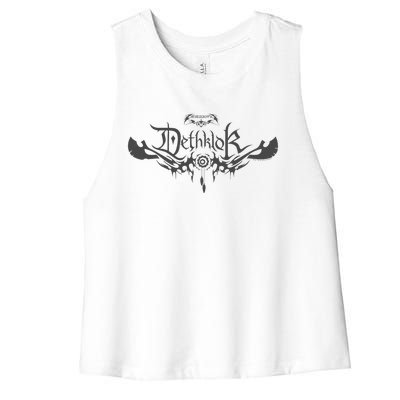 Metalocalypse Dethklok Women's Racerback Cropped Tank