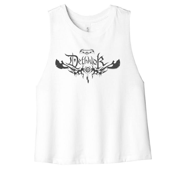 Metalocalypse Dethklok Women's Racerback Cropped Tank