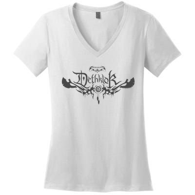 Metalocalypse Dethklok Women's V-Neck T-Shirt