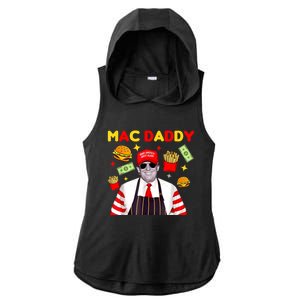 Mac Daddy Ladies PosiCharge Tri-Blend Wicking Draft Hoodie Tank