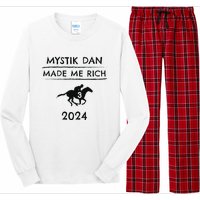 Mystik Dan Made Me Rich 2024 Winner Betting Horse Racing Long Sleeve Pajama Set