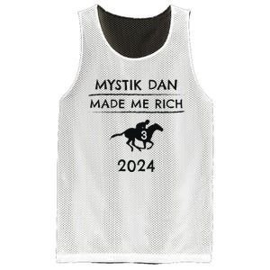 Mystik Dan Made Me Rich 2024 Winner Betting Horse Racing Mesh Reversible Basketball Jersey Tank