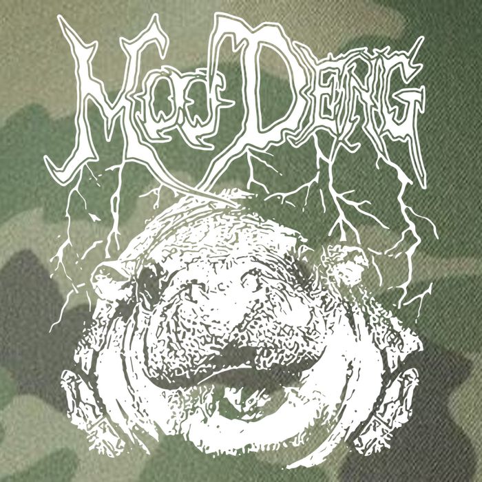 Moo Deng Metal Legacy Tie Dye Trucker Hat