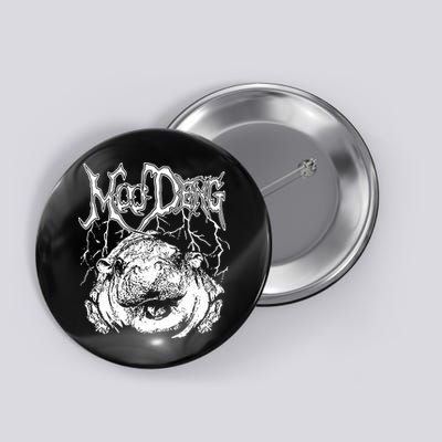 Moo Deng Metal Button