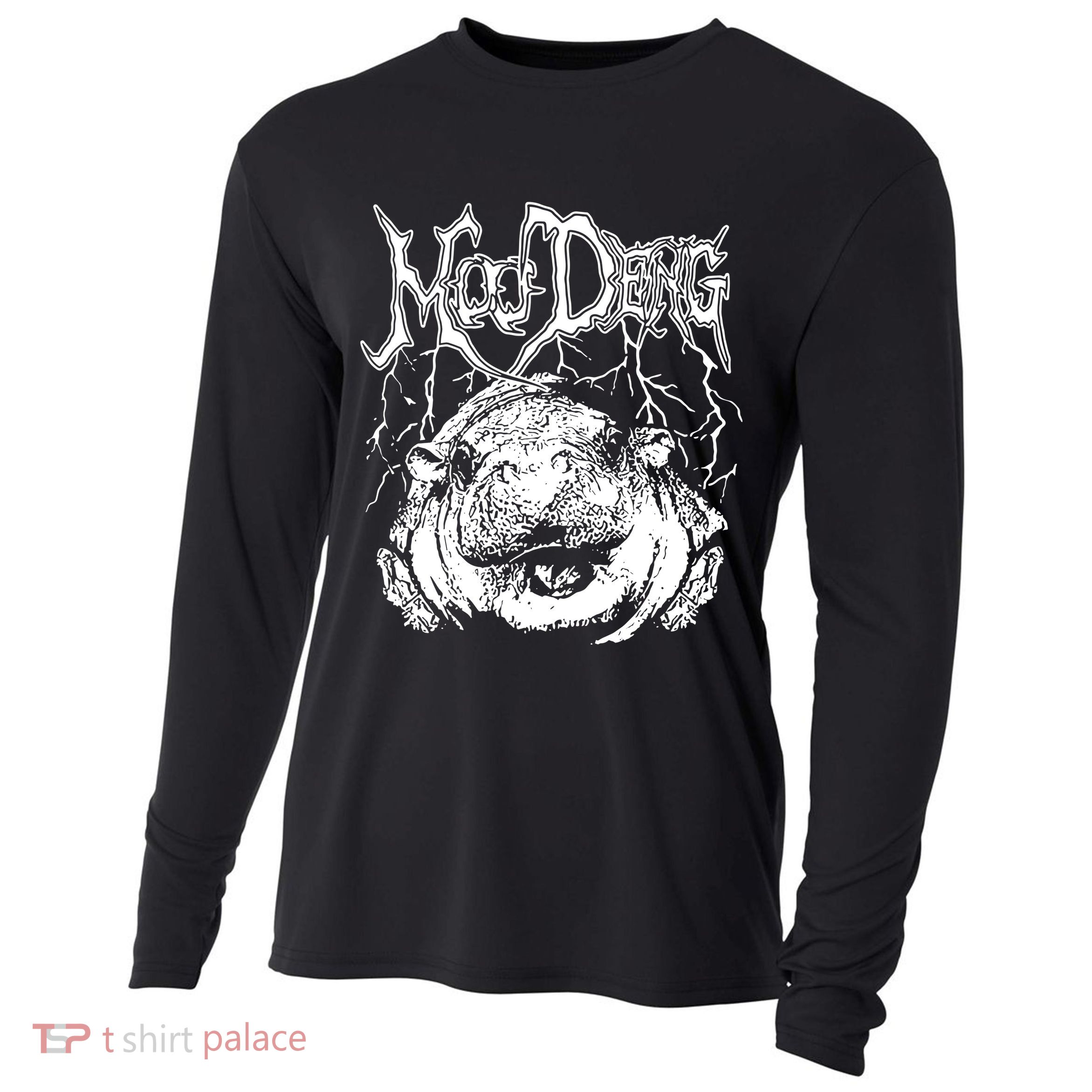 Moo Deng Metal Cooling Performance Long Sleeve Crew