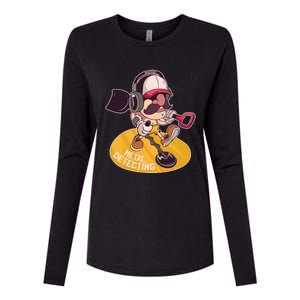 Metal Detecting Womens Cotton Relaxed Long Sleeve T-Shirt