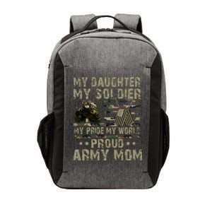 My Daughter My Soldier Proud Army Mother Military Mom Vector Backpack