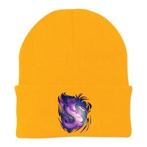 Mystical Dragon Knit Cap Winter Beanie