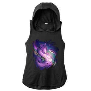 Mystical Dragon Ladies PosiCharge Tri-Blend Wicking Draft Hoodie Tank