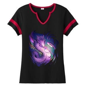 Mystical Dragon Ladies Halftime Notch Neck Tee