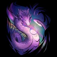 Mystical Dragon Drawstring Bag