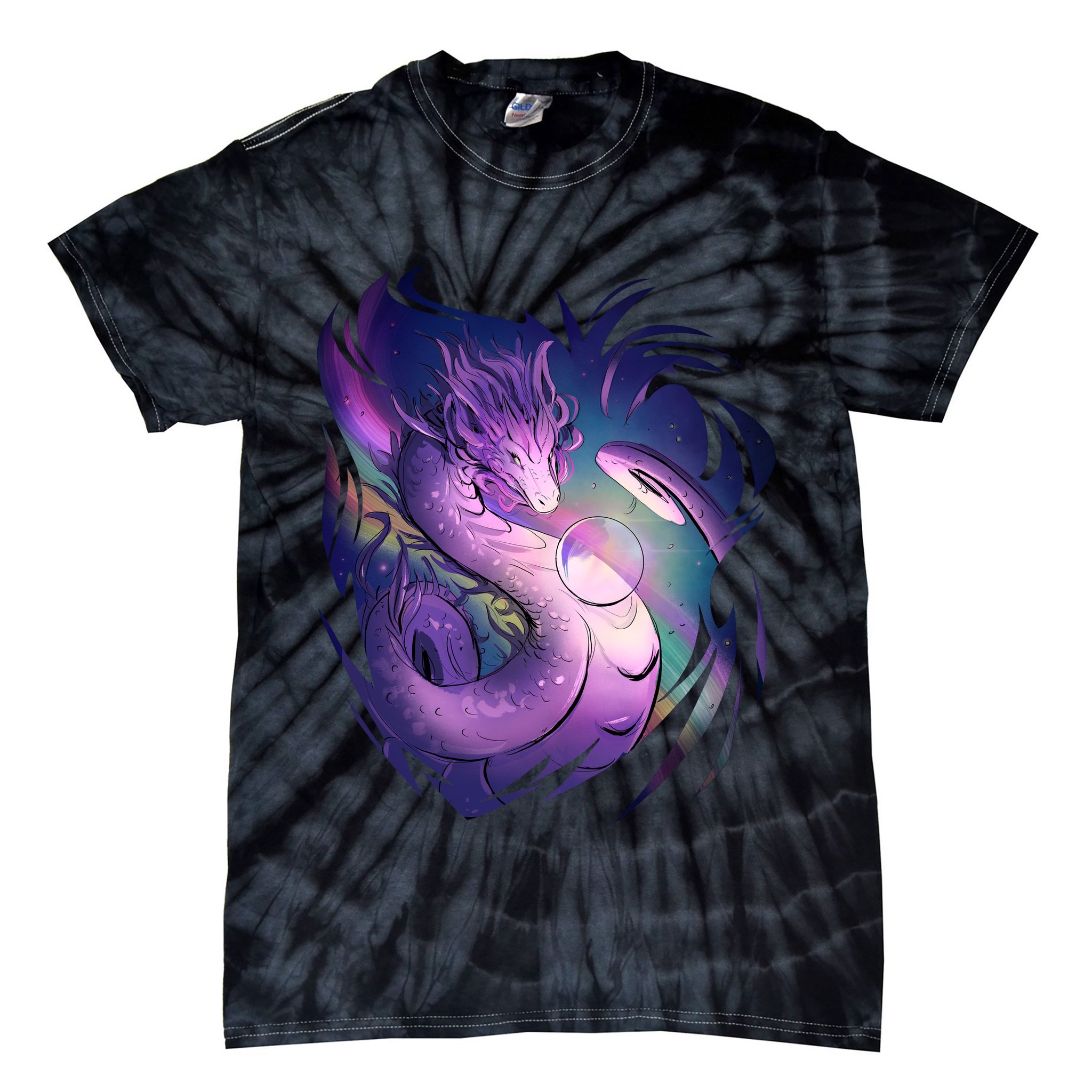 Mystical Dragon Tie-Dye T-Shirt