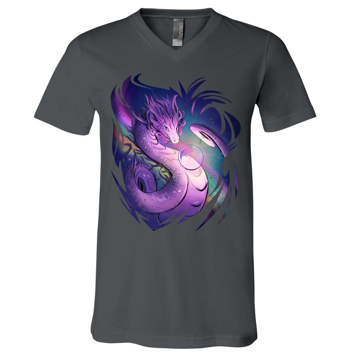 Mystical Dragon V-Neck T-Shirt