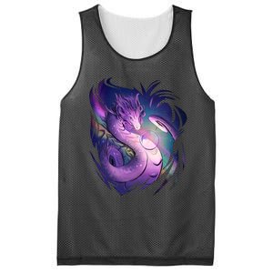 Mystical Dragon Mesh Reversible Basketball Jersey Tank