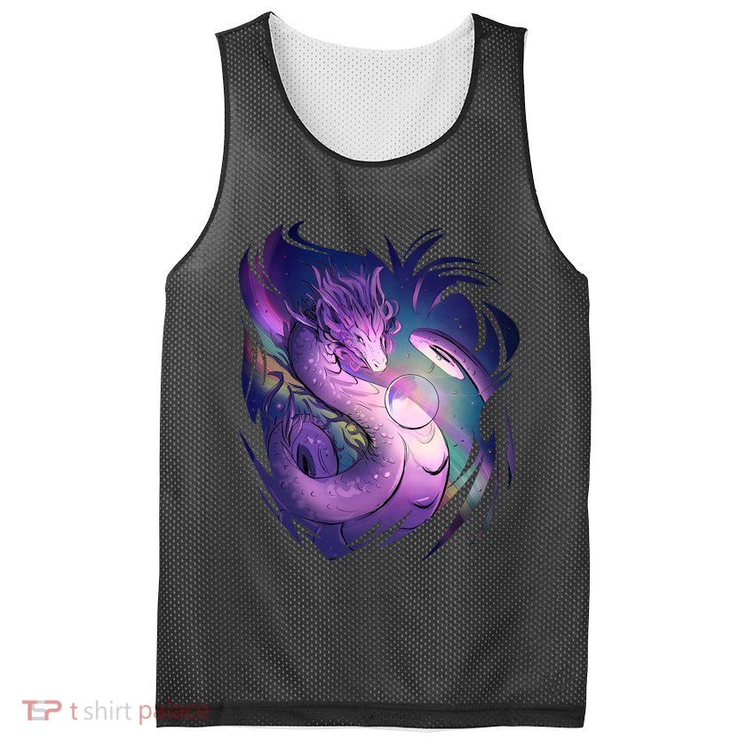 Mystical Dragon Mesh Reversible Basketball Jersey Tank