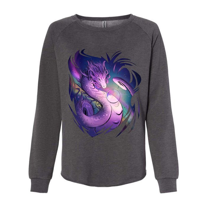 Mystical Dragon Womens California Wash Sweatshirt