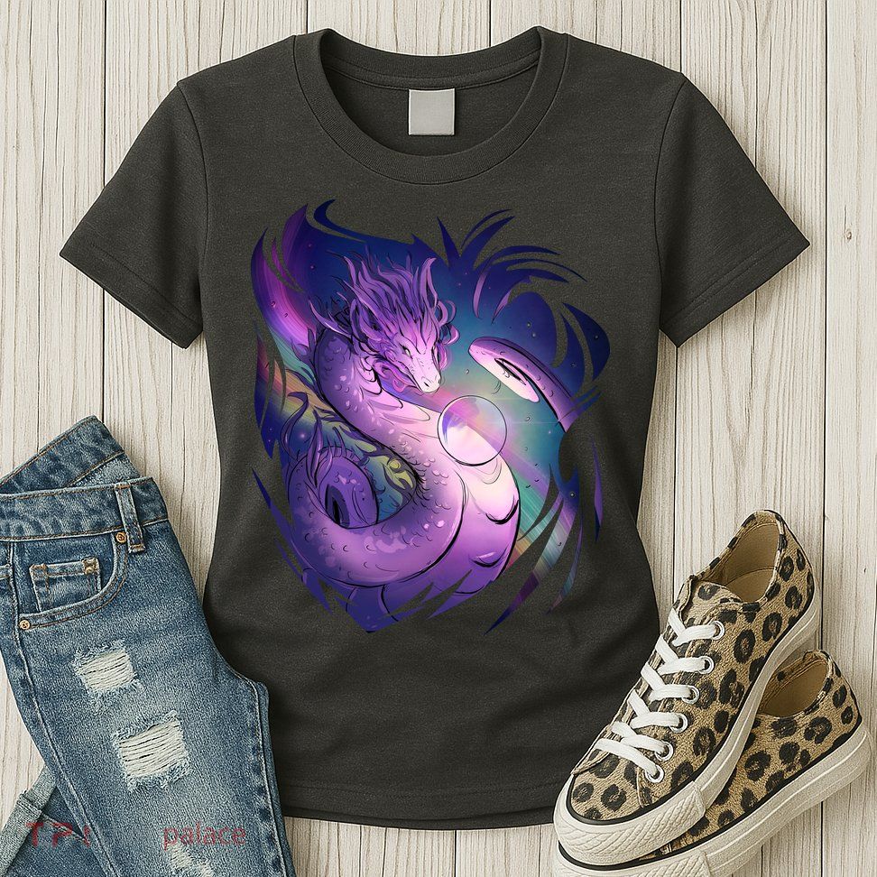 Mystical Dragon Womens T-Shirt