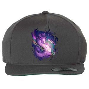 Mystical Dragon Wool Snapback Cap