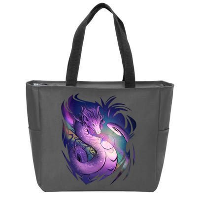 Mystical Dragon Zip Tote Bag