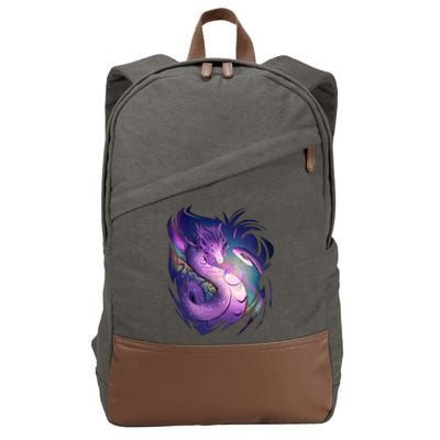 Mystical Dragon Cotton Canvas Backpack